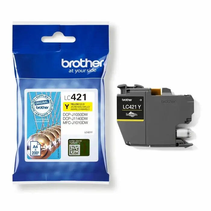 OEM Brother LC421 Ink - Yellow