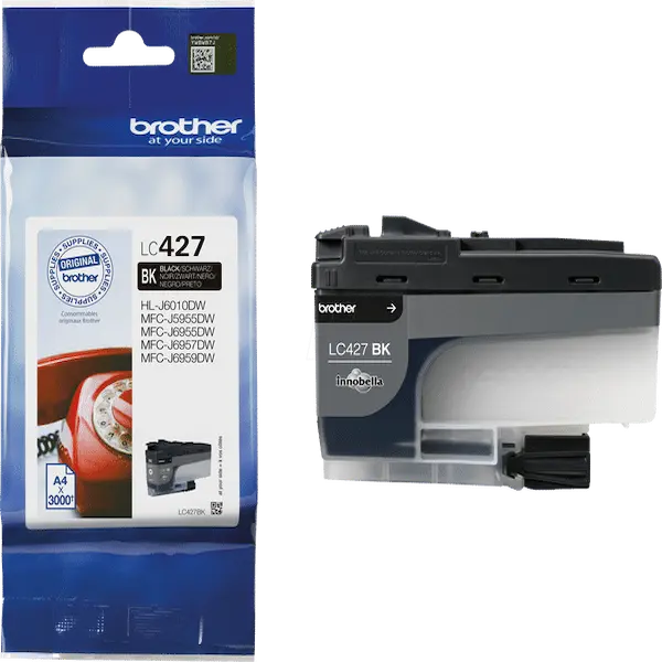 Γνήσιο Brother LC427 Μελάνι - Μαύρο