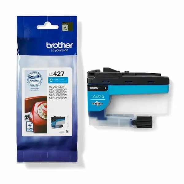 Γνήσιο Brother LC427 Μελάνι - Κυανό