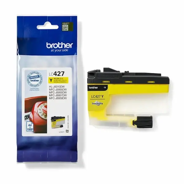Γνήσιο Brother LC427 Μελάνι - Κίτρινο