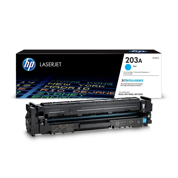 Оригинальный HP 203A - (CF541A) Тонер - Голубой