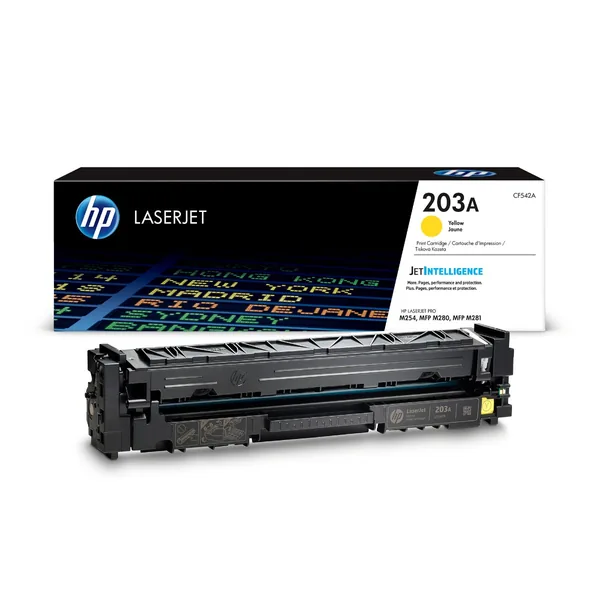 Оригинальный HP 203A - (CF542A) Тонер - Жёлтый