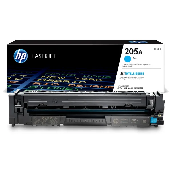 Γνήσιο HP 205A - (CF531A) Τόνερ - Κυανό