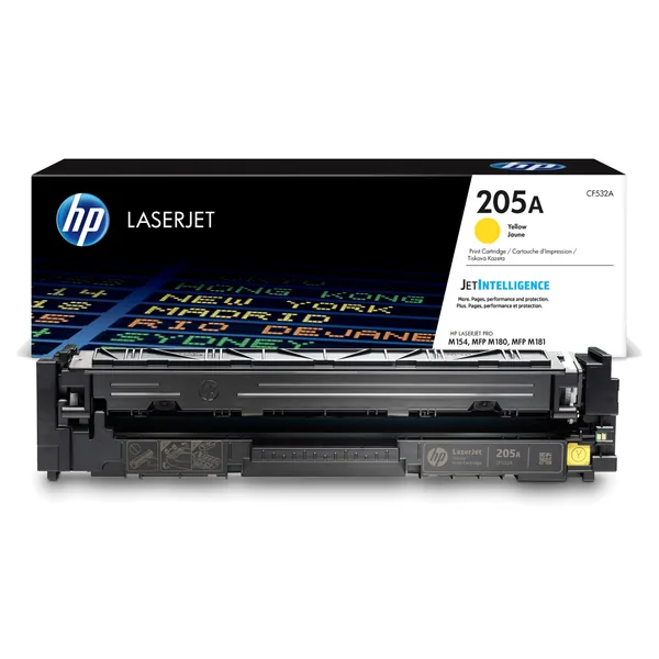 Γνήσιο HP 205A - (CF532A) Τόνερ - Κίτρινο