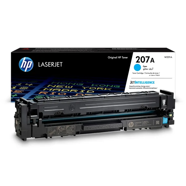 Оригинальный HP 207A - (W2211A) Тонер - Голубой
